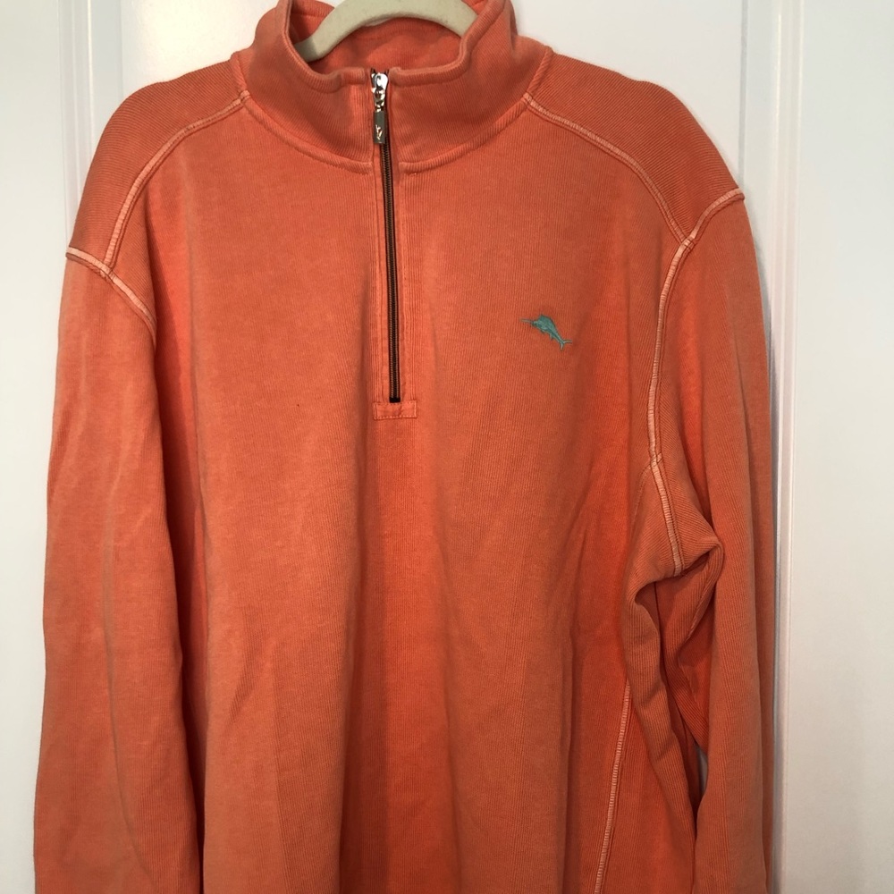 Tommy Bahama ribbed zip pullover size XL